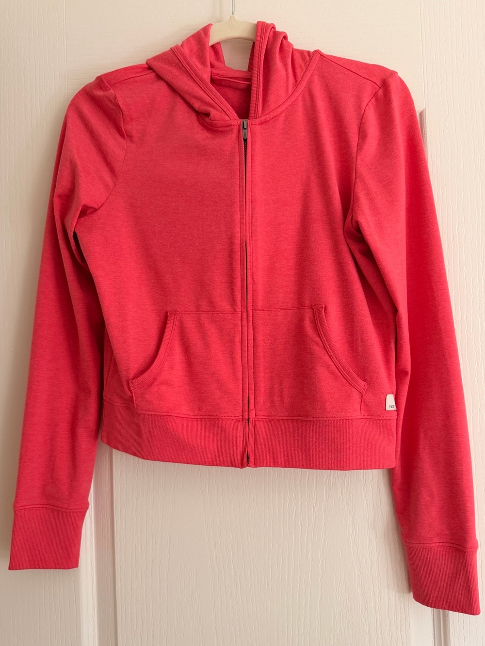 Vuori Coral Pink Zip Hoodie
